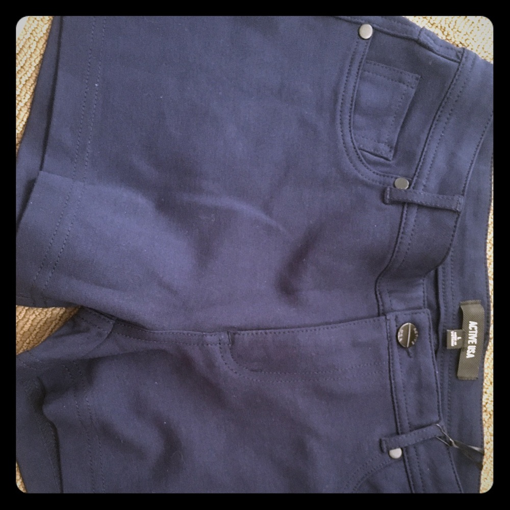 Navy blue shorts
